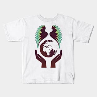 You Are The World Our Planet Earth Kids T-Shirt